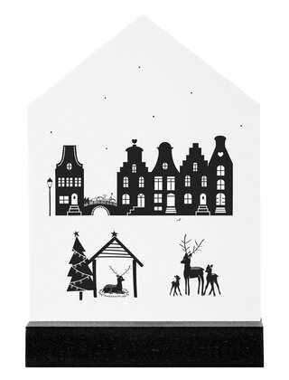 Huisje kerst tafereeltje