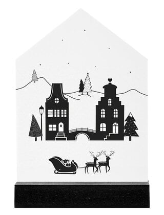 Huisje kerst tafereeltje