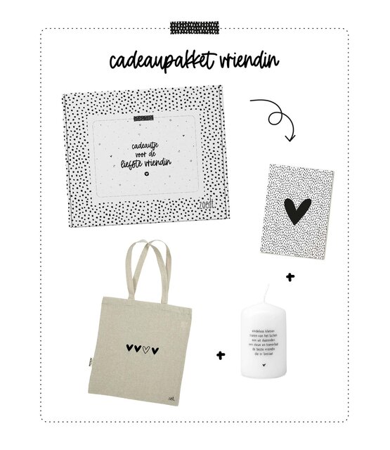 Cadeaupakket 'Voor de liefste vriendin' Cadeaupakket 'Voor de liefste vriendin'
