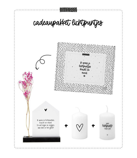 Cadeaupakket 'Een lichtpuntje voor jou'