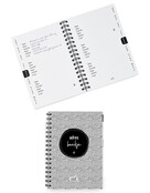 Adresboekje met zwart-wit design – Handige ringband - voor contactgegevens en adressen | Zoedt