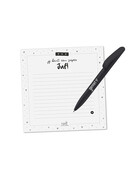 Cadeauset voor Juf – Notitieblok ‘Jij bent een Superjuf’ & Pen ‘Geniet’