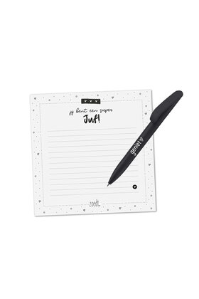 Notitieblok & Pen – Super juf Cadeauset