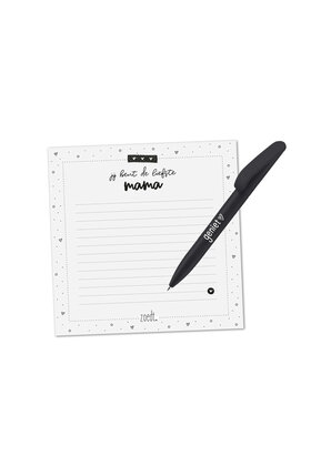 Notitieblok & pen – Liefste mama cadeauset