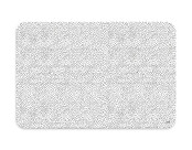 Placemat van wit vinyl met zwart dots patroon – een stijlvolle en praktische toevoeging aan jouw eettafel Placemat van wit vinyl met zwart dots patroon – een stijlvolle en praktische toevoeging aan jouw eettafel