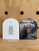 Magazijn sale - Set van 2 forex huisjes (14cm) SET6