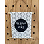 Magazijn sale - Textielposter 30x40cm 'Nu even niks'
