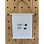 Magazijn sale - Textielposter 30x40cm 'Phone off Love on'