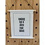 Magazijn sale - Textielposter 30x40cm 'Vandaag bak ik alleen maar lulkoek'