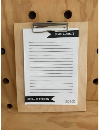 Magazijn sale - Klembordje met notitieblok