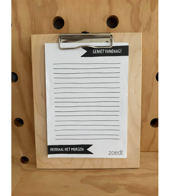 Magazijn sale - Klembordje met notitieblok Magazijn sale - Klembordje met notitieblok