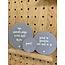 Magazijn sale - set van 3 muurcirkels ( binnen ) 20, 30 en 40 cm SET7