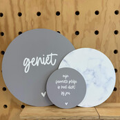 Magazijn sale - Set van 3 muurcirkels (binnen) 20, 30 en 40cm SET5