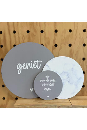 Magazijn sale - Set van 3 muurcirkels (binnen) 20, 30 en 40cm SET5