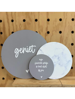 Magazijn sale - Set van 3 muurcirkels (binnen) 20, 30 en 40cm SET5