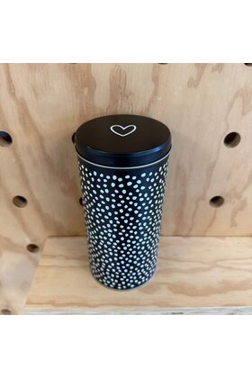 Magazijn sale - Koffieblik met hartje - LICHT BESCHADIGD