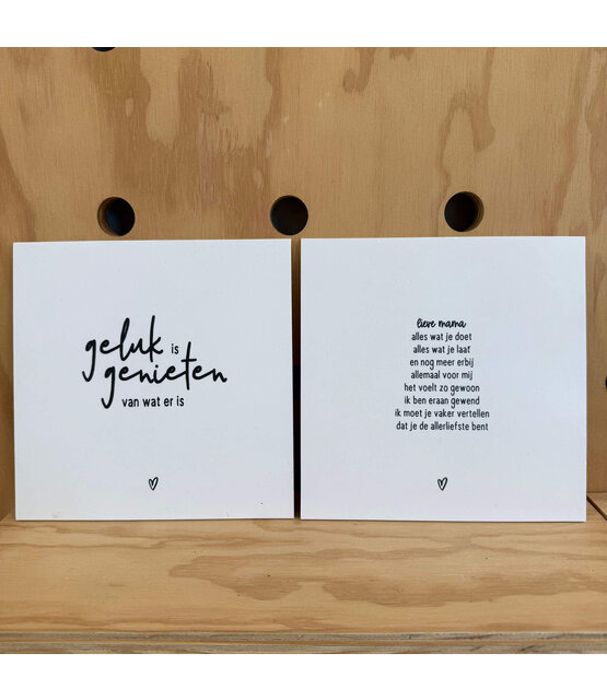 Magazijn sale - Set van 2 forex tegels - SET12