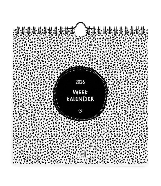 Weekkalender 2026 – stijlvolle en overzichtelijke weekplanner voor thuis