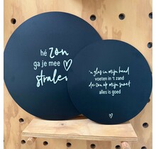 Magazijn sale - Set van 2 muurcirkels (buiten) 40 en 30cm SET9