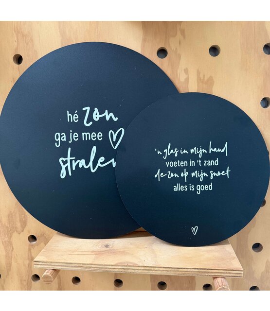 Magazijn sale - Set van 2 muurcirkels (buiten) 40 en 30cm SET9