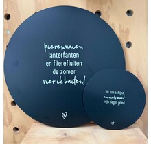 Magazijn sale - Set van 2 muurcirkels buiten (40 en 20cm)  SET4