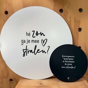 Magazijn sale - Set van 2 muurcirkels buiten (40 en 20cm)  SET18 Magazijn sale - Set van 2 muurcirkels buiten (40 en 20cm)  SET18