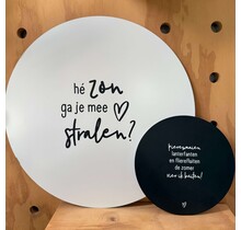 Magazijn sale - Set van 2 muurcirkels buiten (40 en 20cm)  SET18