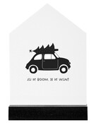 Huisje kerst - Jij de boom, ik de wijn?