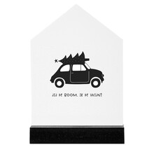 Huisje kerst - Jij de boom, ik de wijn?