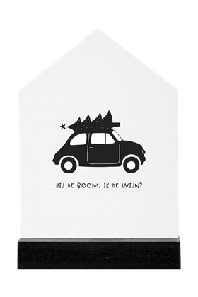 Huisje kerst - Jij de boom, ik de wijn?