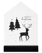 Huisje kerst tafereeltje - Merry christmas