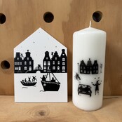 Magazijn sale - Sint setje - huisje en kaars