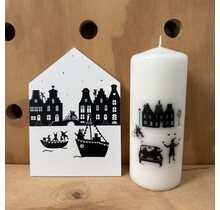 Magazijn sale - Sint setje - huisje en kaars