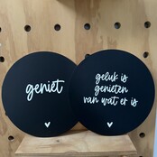 Magazijn sale -Set van 2 muurcirkels buiten (30 cm) SET10