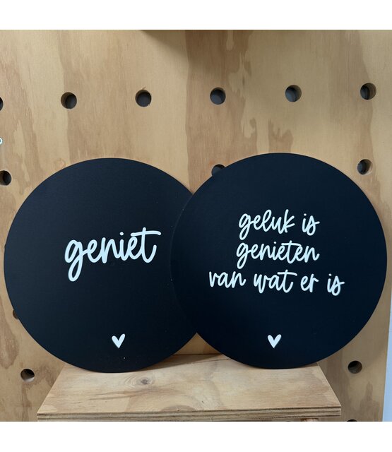 Magazijn sale -Set van 2 muurcirkels buiten (30 cm) SET10