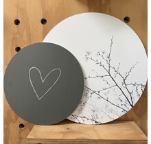 Magazijn sale -  Set van 2 muurcirkels (binnen) 40 en 30cm SET3