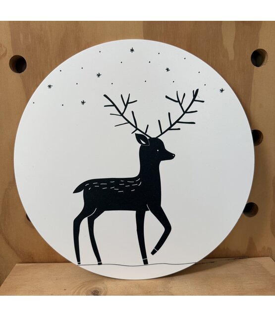 Magazijn sale - muurcirkel hert (30cm)