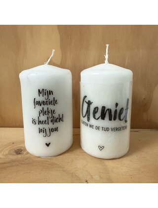 Magazijn sale - Set 2 kaarsen