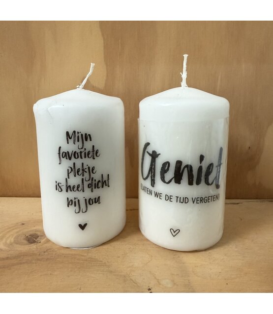 Magazijn sale - Set 2 kaarsen