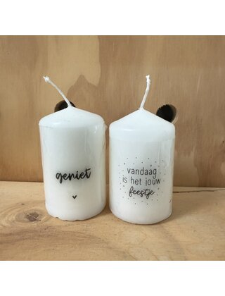Magazijn sale - Set 2 kaarsjes