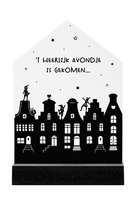 Huisje wit 't Heerlijk avondje is gekomen..