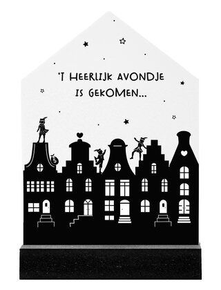 Huisje wit 't Heerlijk avondje is gekomen..