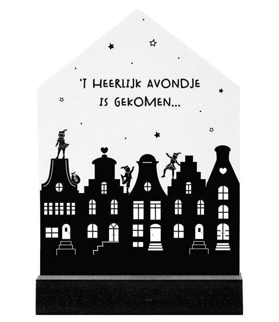 Huisje wit  't Heerlijk avondje is gekomen..