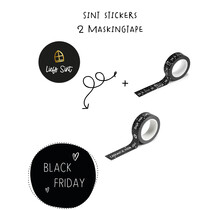PRE-BLACK FRIDAY - Sinterklaas stickers en maskingtape