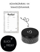 PRE-BLACK FRIDAY - Koektrommel en maaltijdplanner
