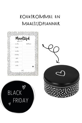 PRE-BLACK FRIDAY - Koektrommel en maaltijdplanner