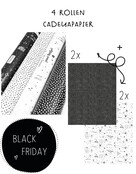 PRE-BLACK FRIDAY - 4 rollen cadeaupapier