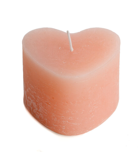 Kaars hartje roze - perfect cadeau voor Valentijn & Moederdag