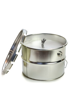 Buitenkaars in blik - wit