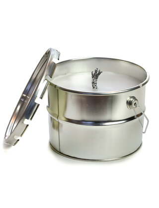 Buitenkaars in blik - wit